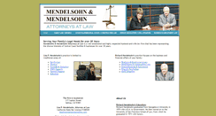 Desktop Screenshot of mendelsohnlawoffice.com